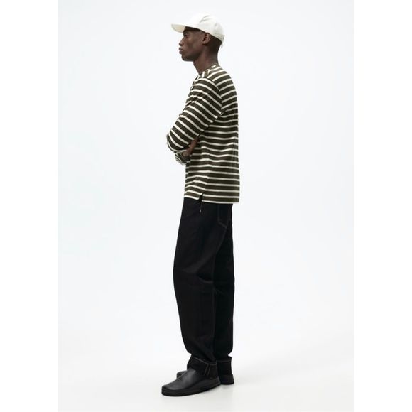 Zara Stripped Long Sleeve T-Shirt Size M - Picture 7 of 8